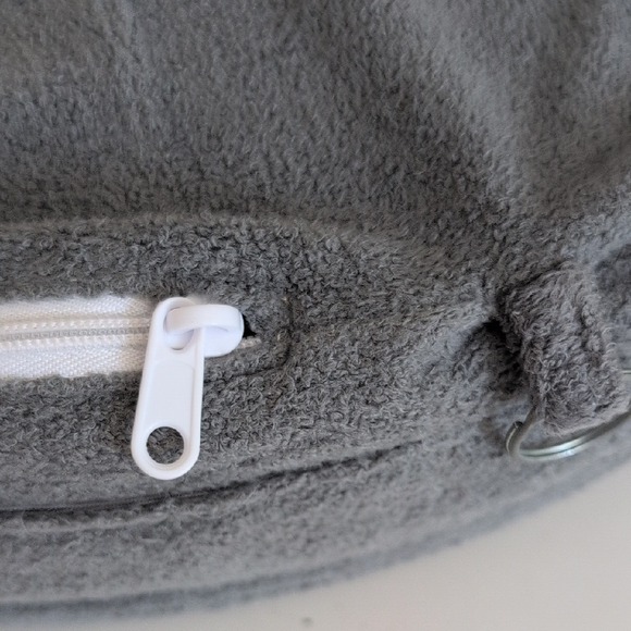 My Brest Friend Deluxe Nursing Pillow in Gray with Pocket, Adjustable Strap - Picture 13 of 16